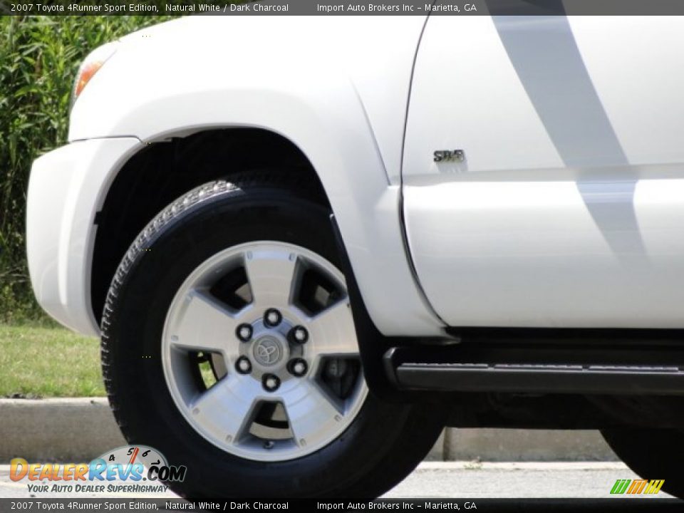 2007 Toyota 4Runner Sport Edition Natural White / Dark Charcoal Photo #31