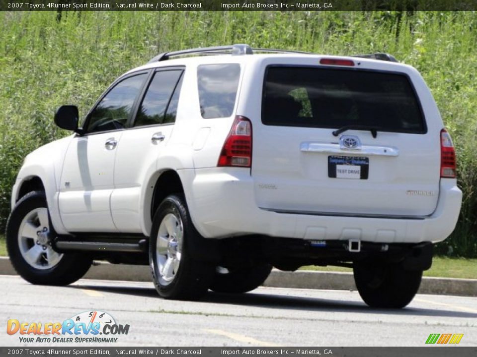 2007 Toyota 4Runner Sport Edition Natural White / Dark Charcoal Photo #32