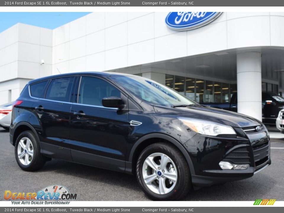 2014 Ford Escape SE 1.6L EcoBoost Tuxedo Black / Medium Light Stone Photo #1