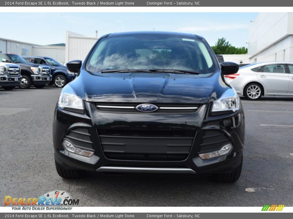 2014 Ford Escape SE 1.6L EcoBoost Tuxedo Black / Medium Light Stone Photo #4