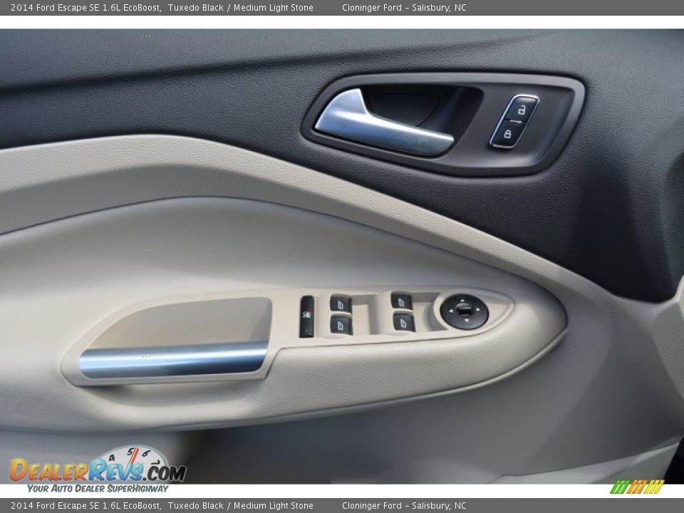 2014 Ford Escape SE 1.6L EcoBoost Tuxedo Black / Medium Light Stone Photo #5