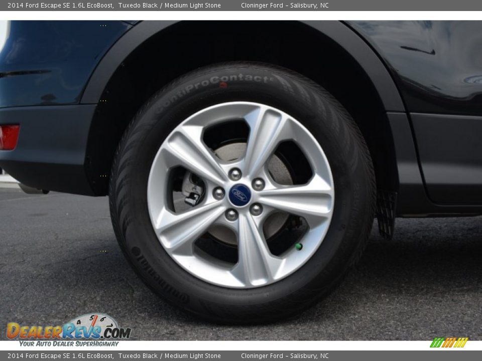 2014 Ford Escape SE 1.6L EcoBoost Tuxedo Black / Medium Light Stone Photo #10