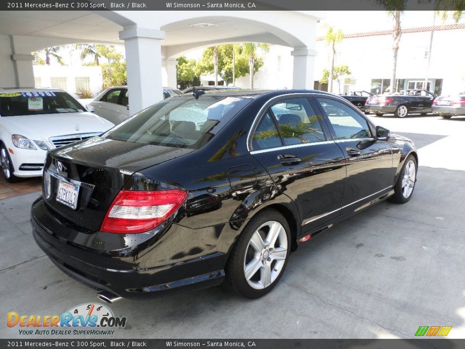 2011 Mercedes-Benz C 300 Sport Black / Black Photo #3