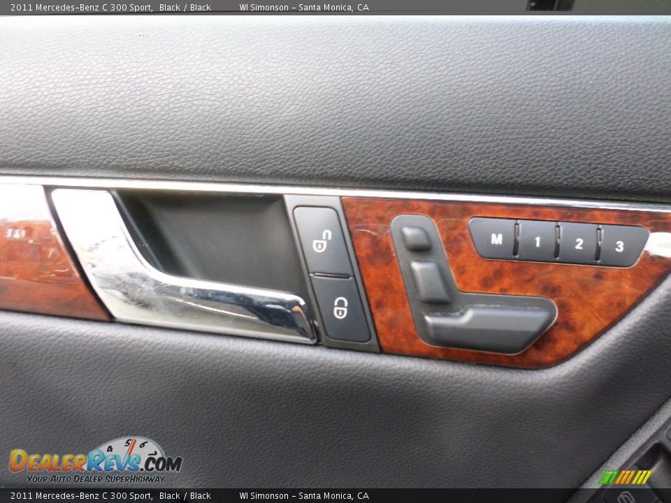 2011 Mercedes-Benz C 300 Sport Black / Black Photo #8