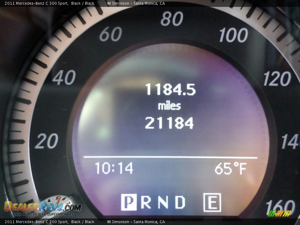 2011 Mercedes-Benz C 300 Sport Black / Black Photo #10