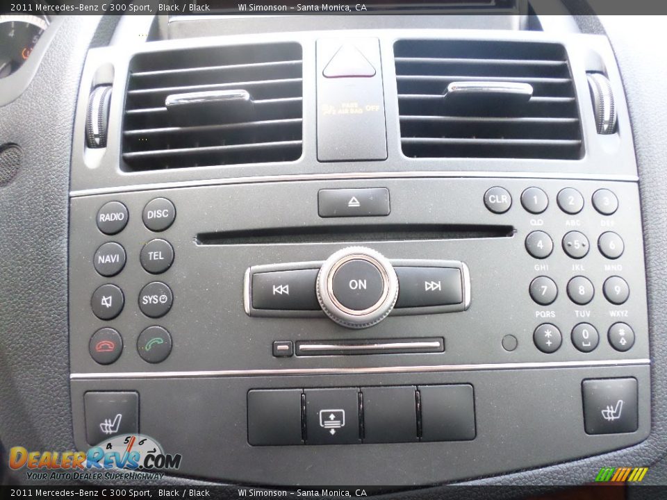 2011 Mercedes-Benz C 300 Sport Black / Black Photo #14