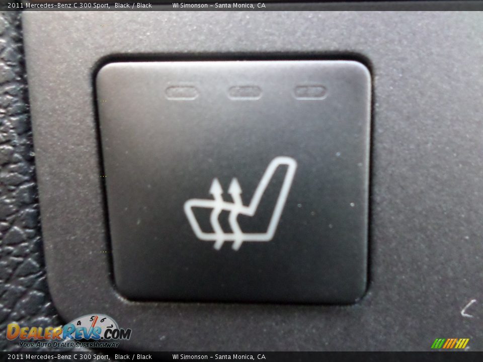 2011 Mercedes-Benz C 300 Sport Black / Black Photo #17