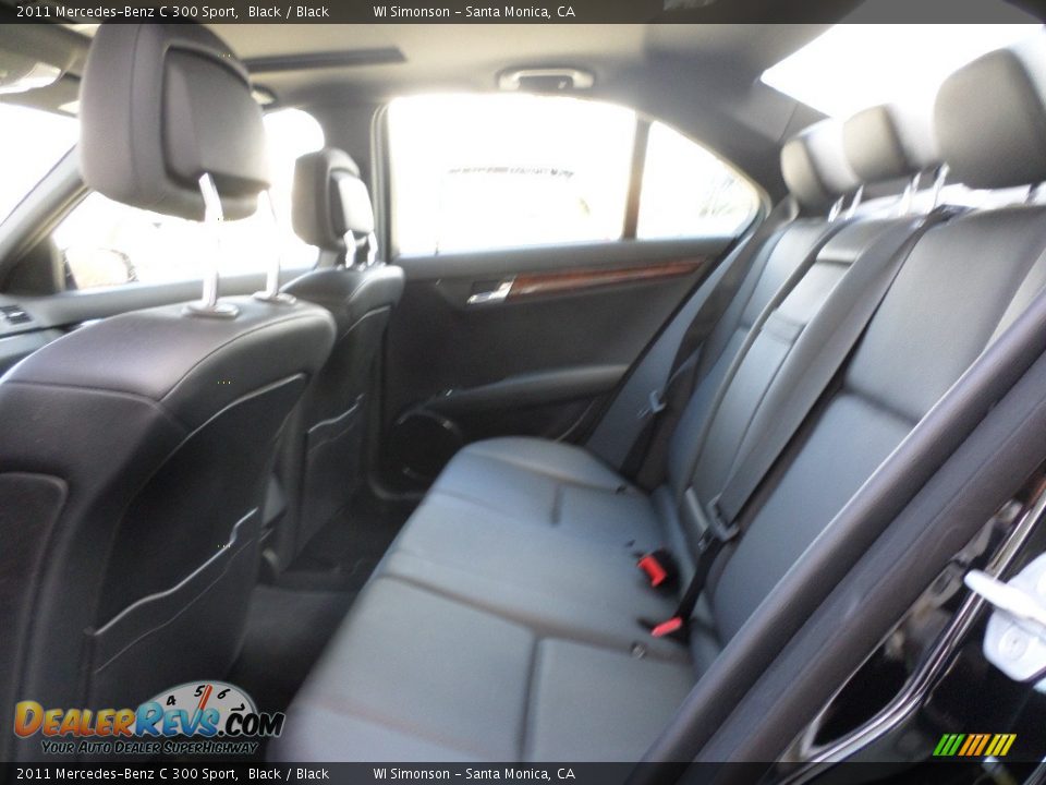 2011 Mercedes-Benz C 300 Sport Black / Black Photo #20