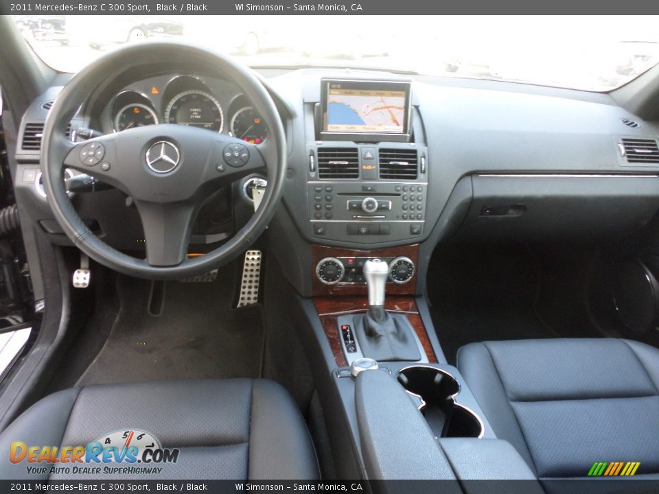 2011 Mercedes-Benz C 300 Sport Black / Black Photo #21