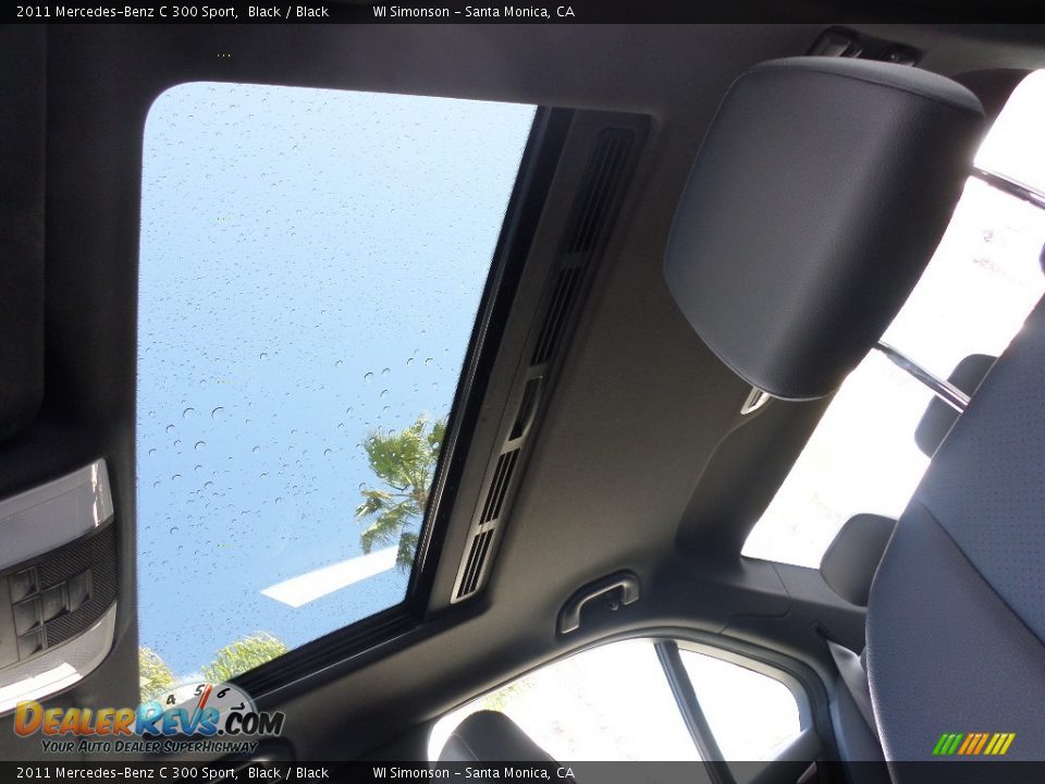 2011 Mercedes-Benz C 300 Sport Black / Black Photo #22