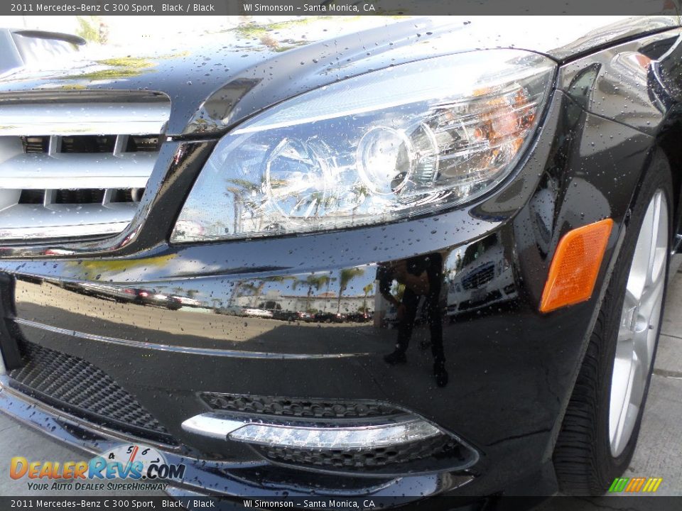 2011 Mercedes-Benz C 300 Sport Black / Black Photo #23