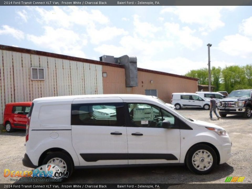 2014 Ford Transit Connect XLT Van Frozen White / Charcoal Black Photo #1