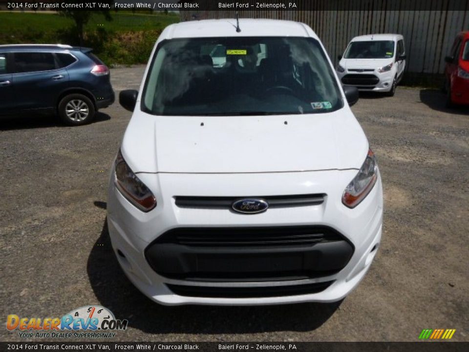 2014 Ford Transit Connect XLT Van Frozen White / Charcoal Black Photo #3