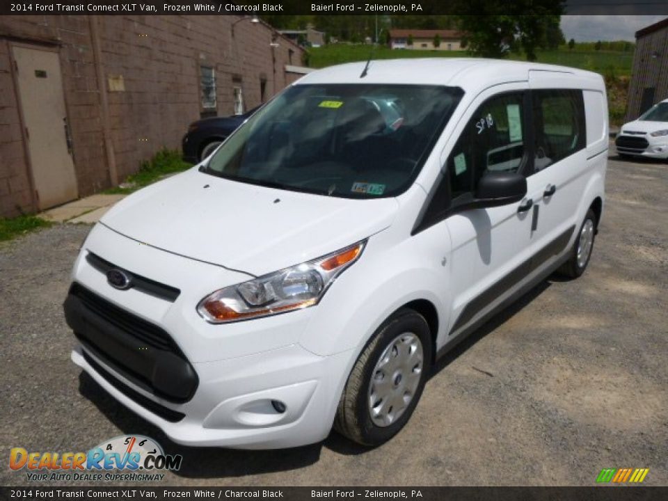 2014 Ford Transit Connect XLT Van Frozen White / Charcoal Black Photo #4