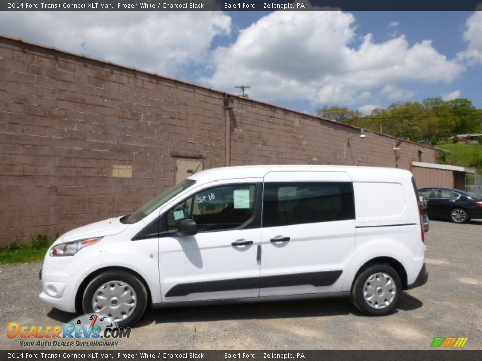 2014 Ford Transit Connect XLT Van Frozen White / Charcoal Black Photo #5