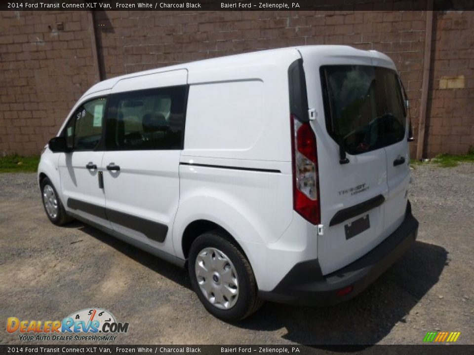 2014 Ford Transit Connect XLT Van Frozen White / Charcoal Black Photo #6