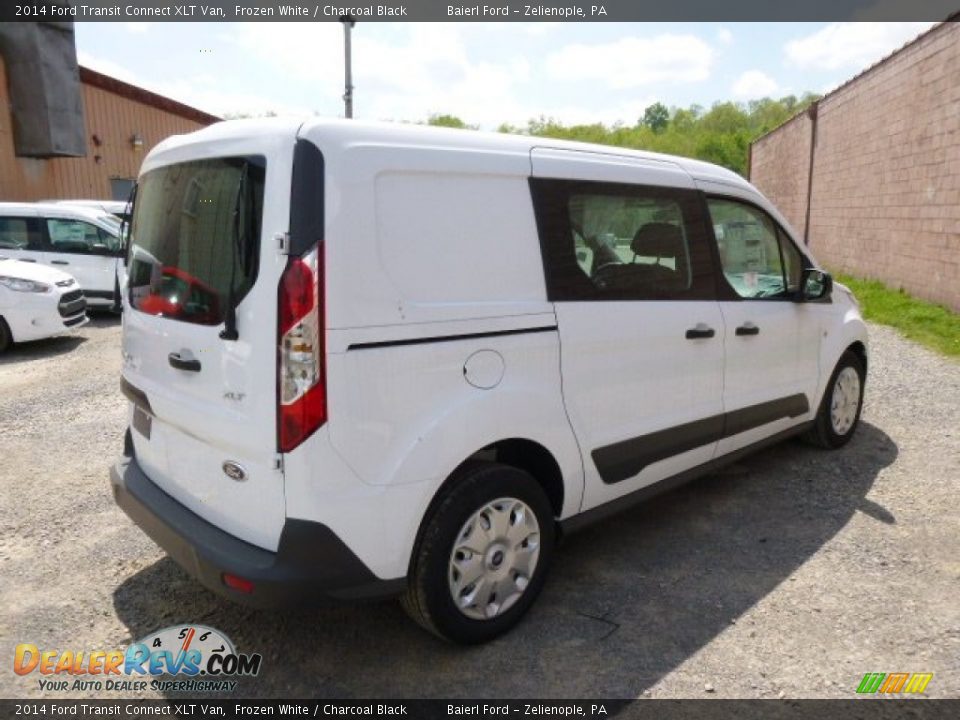 2014 Ford Transit Connect XLT Van Frozen White / Charcoal Black Photo #8
