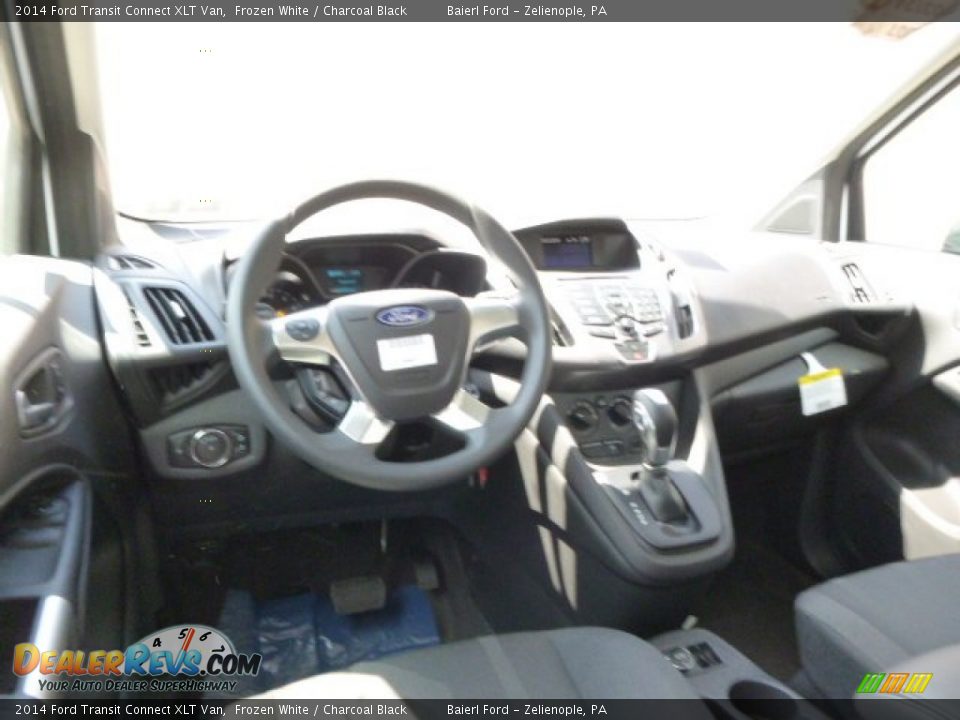 2014 Ford Transit Connect XLT Van Frozen White / Charcoal Black Photo #13