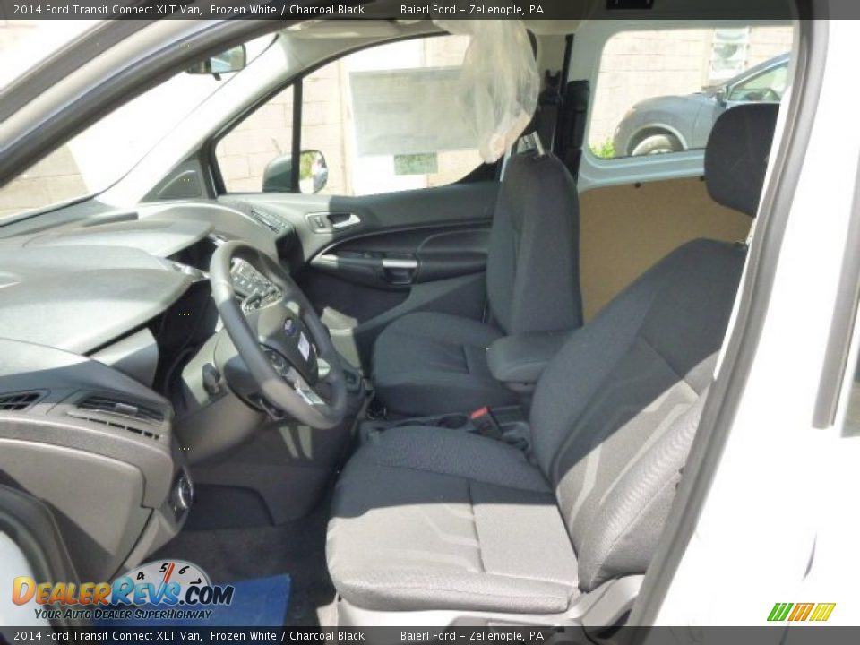 2014 Ford Transit Connect XLT Van Frozen White / Charcoal Black Photo #14