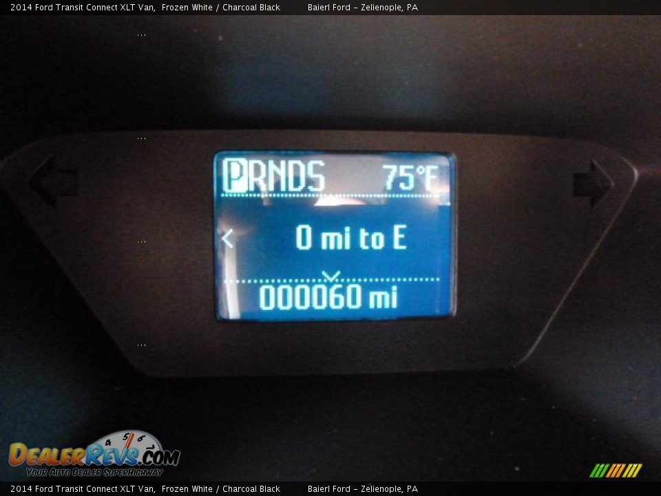 2014 Ford Transit Connect XLT Van Frozen White / Charcoal Black Photo #19