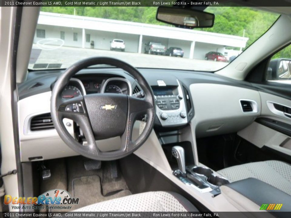 2011 Chevrolet Equinox LS AWD Gold Mist Metallic / Light Titanium/Jet Black Photo #14