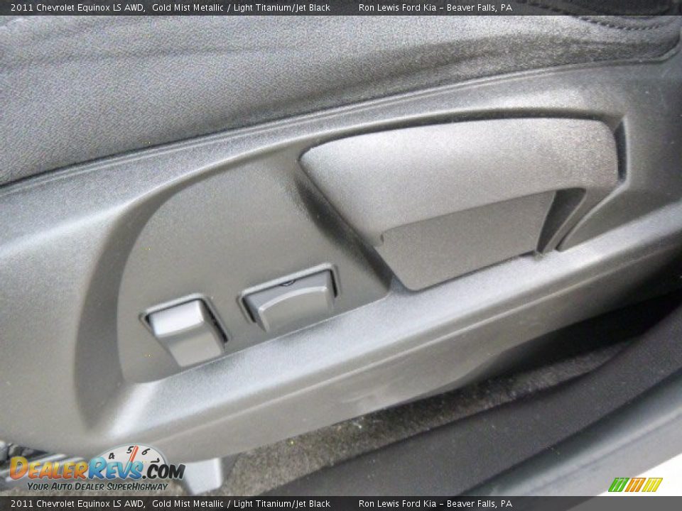 2011 Chevrolet Equinox LS AWD Gold Mist Metallic / Light Titanium/Jet Black Photo #15