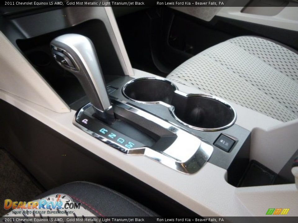 2011 Chevrolet Equinox LS AWD Gold Mist Metallic / Light Titanium/Jet Black Photo #17