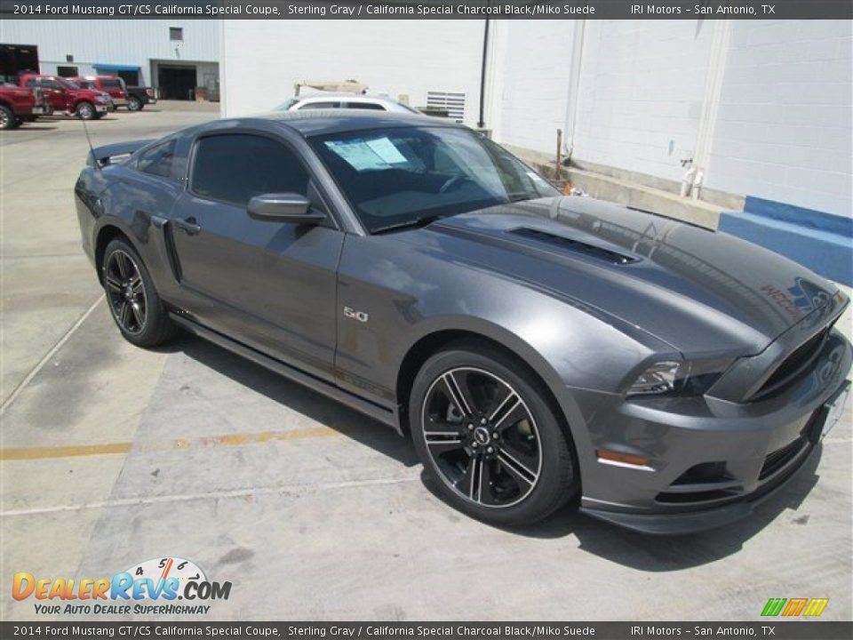 2014 Ford Mustang GT/CS California Special Coupe Sterling Gray / California Special Charcoal Black/Miko Suede Photo #2