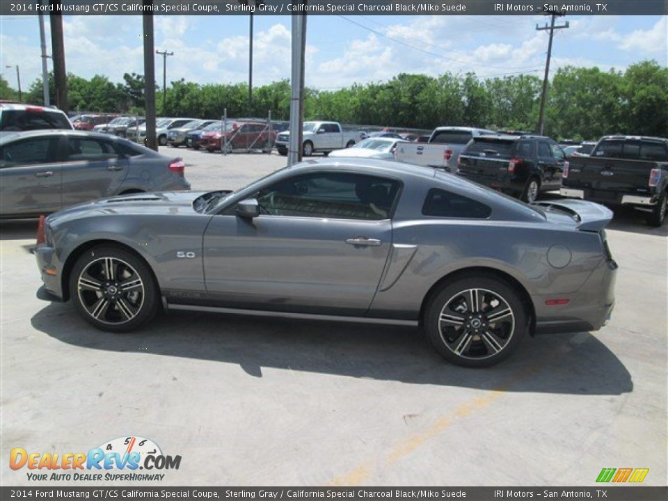 2014 Ford Mustang GT/CS California Special Coupe Sterling Gray / California Special Charcoal Black/Miko Suede Photo #5
