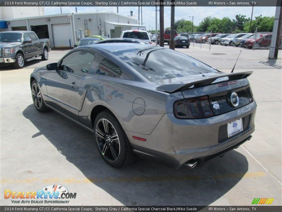 2014 Ford Mustang GT/CS California Special Coupe Sterling Gray / California Special Charcoal Black/Miko Suede Photo #6