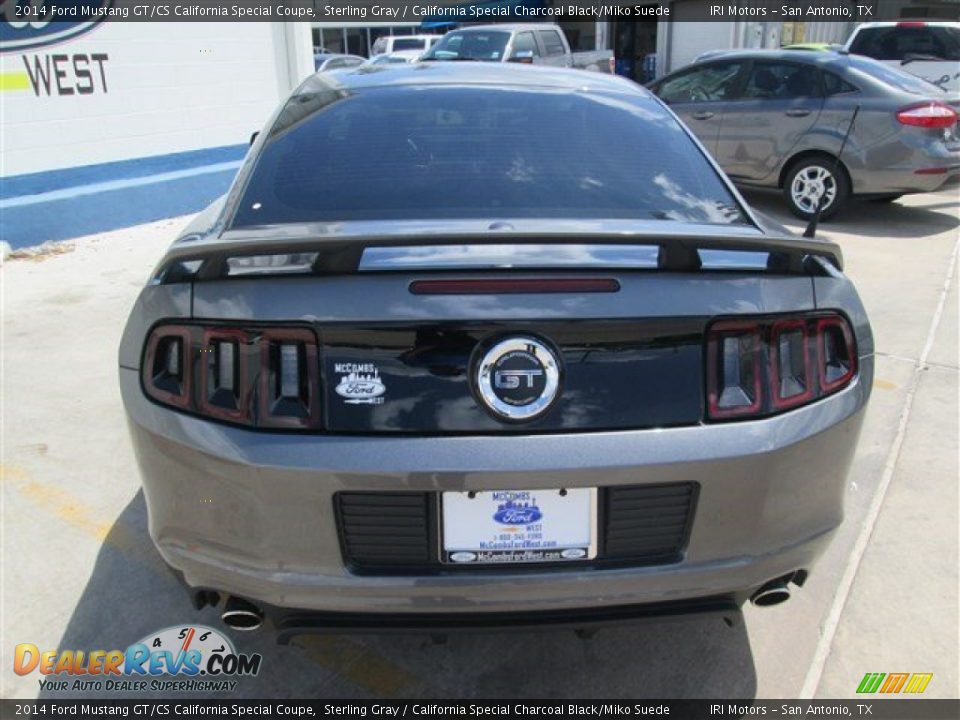 2014 Ford Mustang GT/CS California Special Coupe Sterling Gray / California Special Charcoal Black/Miko Suede Photo #7