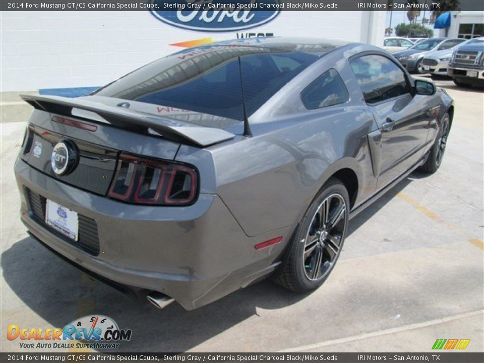 2014 Ford Mustang GT/CS California Special Coupe Sterling Gray / California Special Charcoal Black/Miko Suede Photo #8