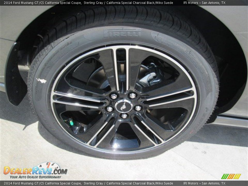 2014 Ford Mustang GT/CS California Special Coupe Sterling Gray / California Special Charcoal Black/Miko Suede Photo #9