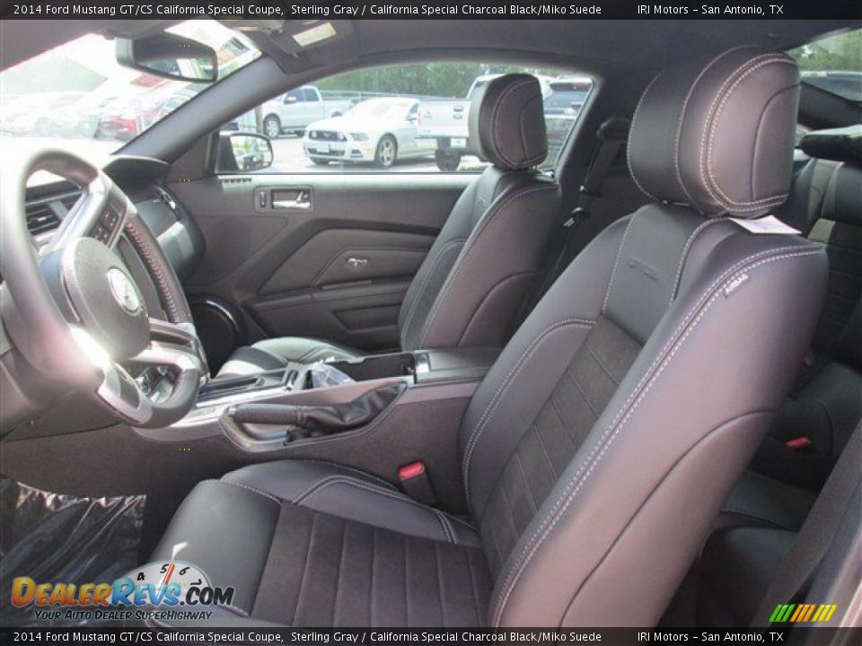 2014 Ford Mustang GT/CS California Special Coupe Sterling Gray / California Special Charcoal Black/Miko Suede Photo #12