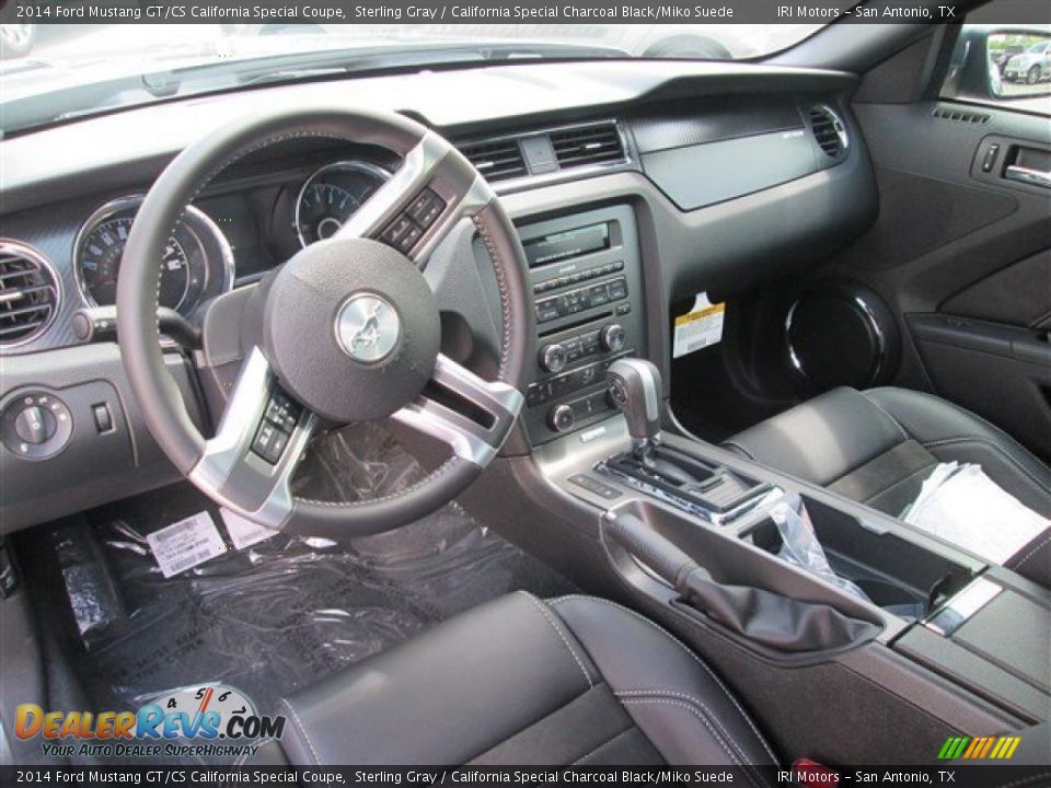 2014 Ford Mustang GT/CS California Special Coupe Sterling Gray / California Special Charcoal Black/Miko Suede Photo #13