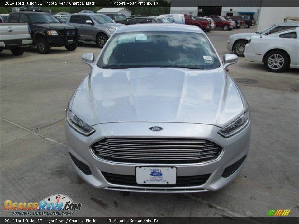 2014 Ford Fusion SE Ingot Silver / Charcoal Black Photo #3