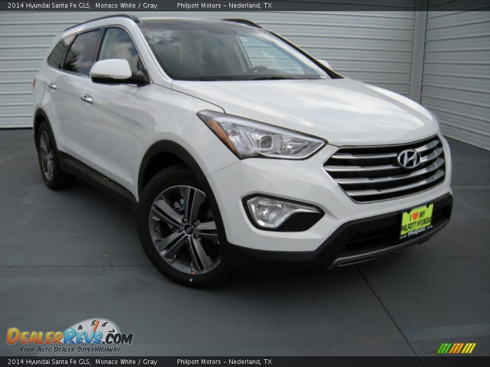 2014 Hyundai Santa Fe GLS Monaco White / Gray Photo #1