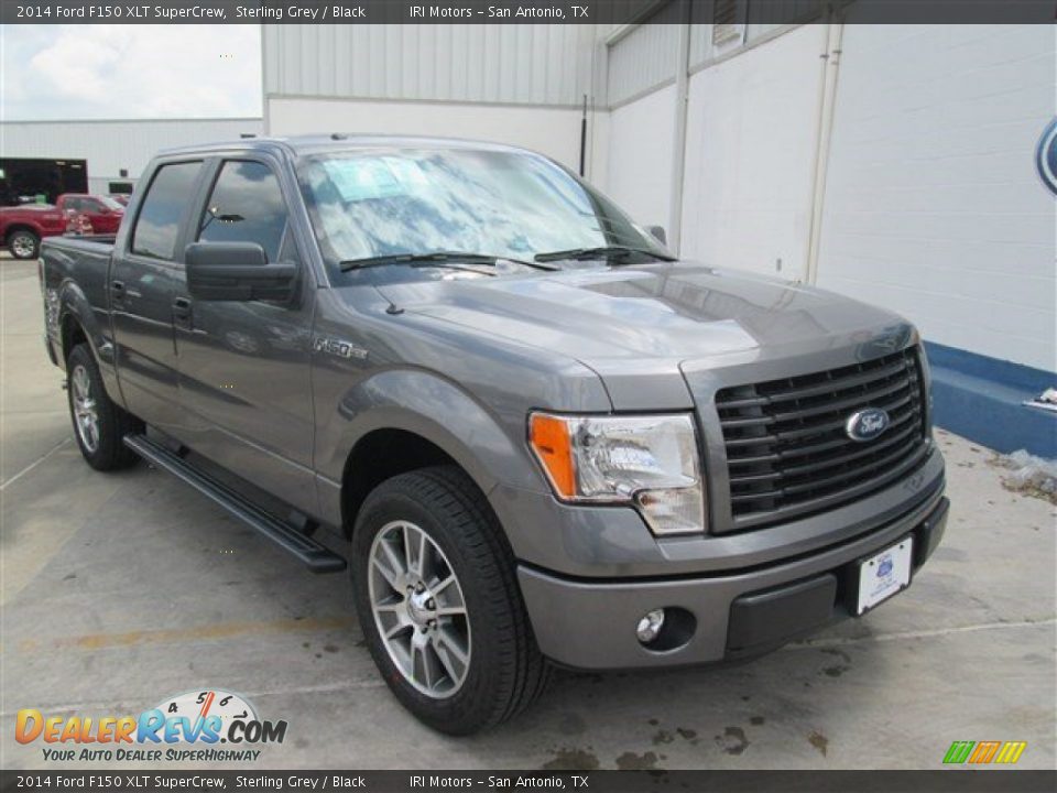 2014 Ford F150 XLT SuperCrew Sterling Grey / Black Photo #2