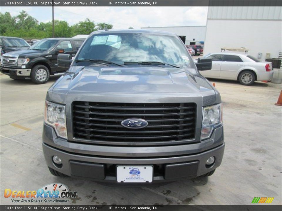 2014 Ford F150 XLT SuperCrew Sterling Grey / Black Photo #3