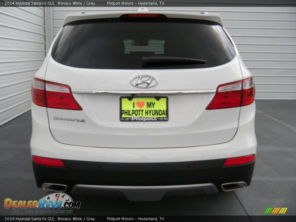 2014 Hyundai Santa Fe GLS Monaco White / Gray Photo #5
