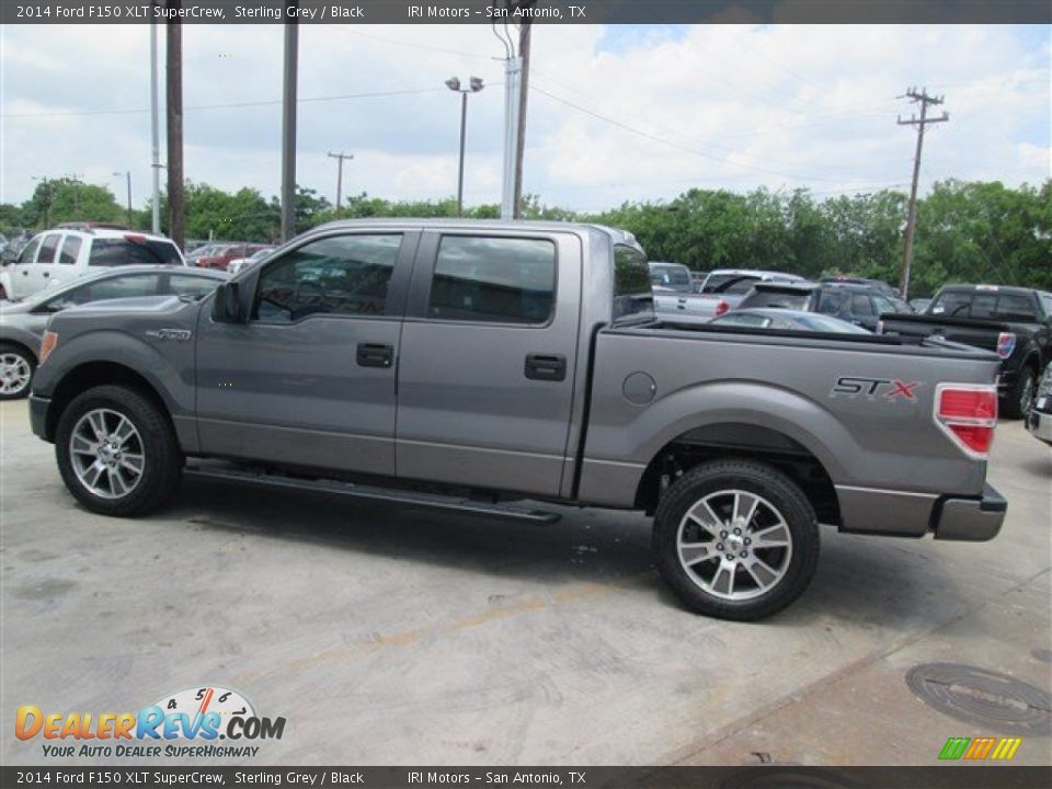 2014 Ford F150 XLT SuperCrew Sterling Grey / Black Photo #5