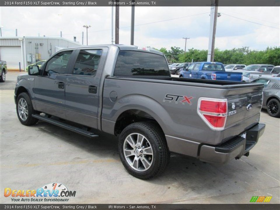 2014 Ford F150 XLT SuperCrew Sterling Grey / Black Photo #6