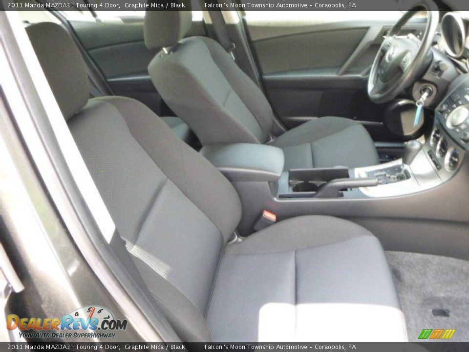 2011 Mazda MAZDA3 i Touring 4 Door Graphite Mica / Black Photo #10