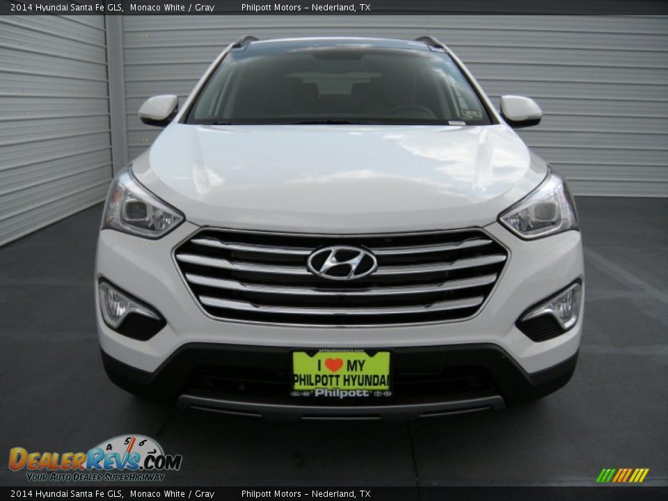 2014 Hyundai Santa Fe GLS Monaco White / Gray Photo #8