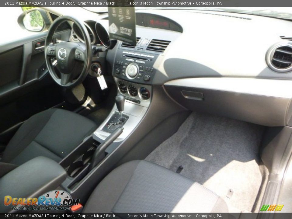 2011 Mazda MAZDA3 i Touring 4 Door Graphite Mica / Black Photo #11