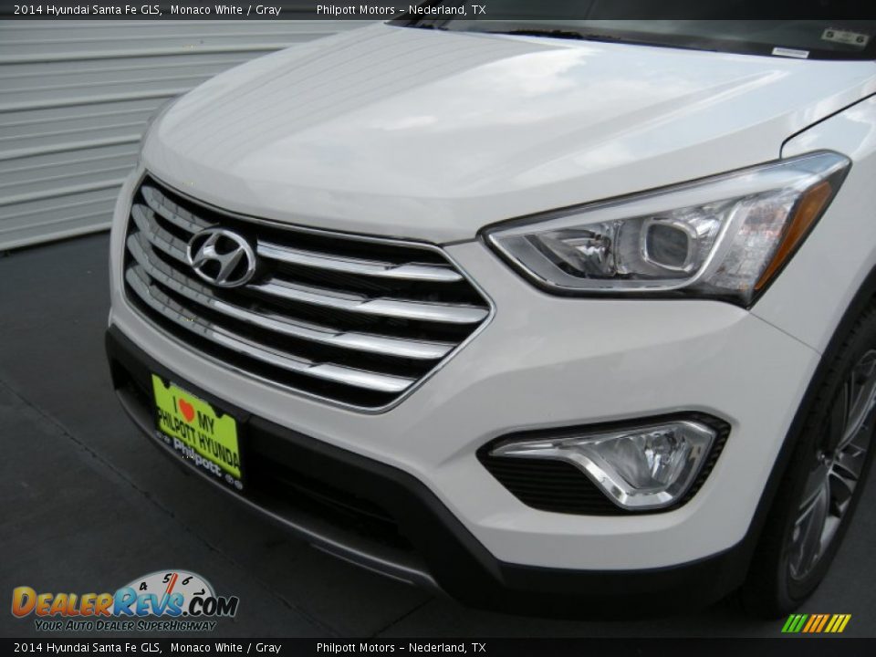 2014 Hyundai Santa Fe GLS Monaco White / Gray Photo #10