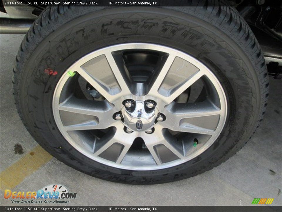 2014 Ford F150 XLT SuperCrew Sterling Grey / Black Photo #10