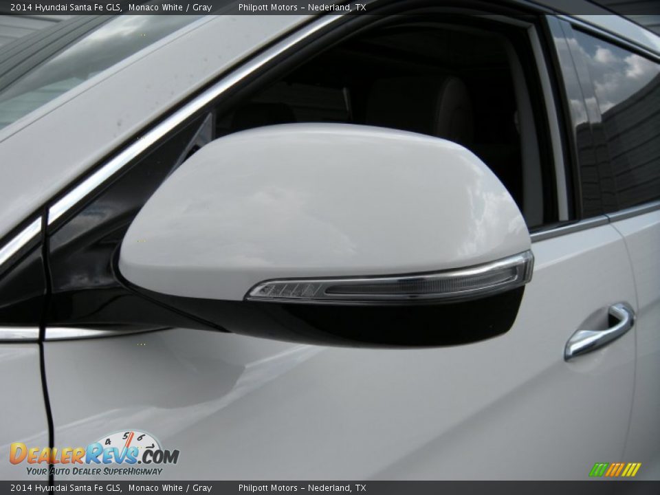 2014 Hyundai Santa Fe GLS Monaco White / Gray Photo #12