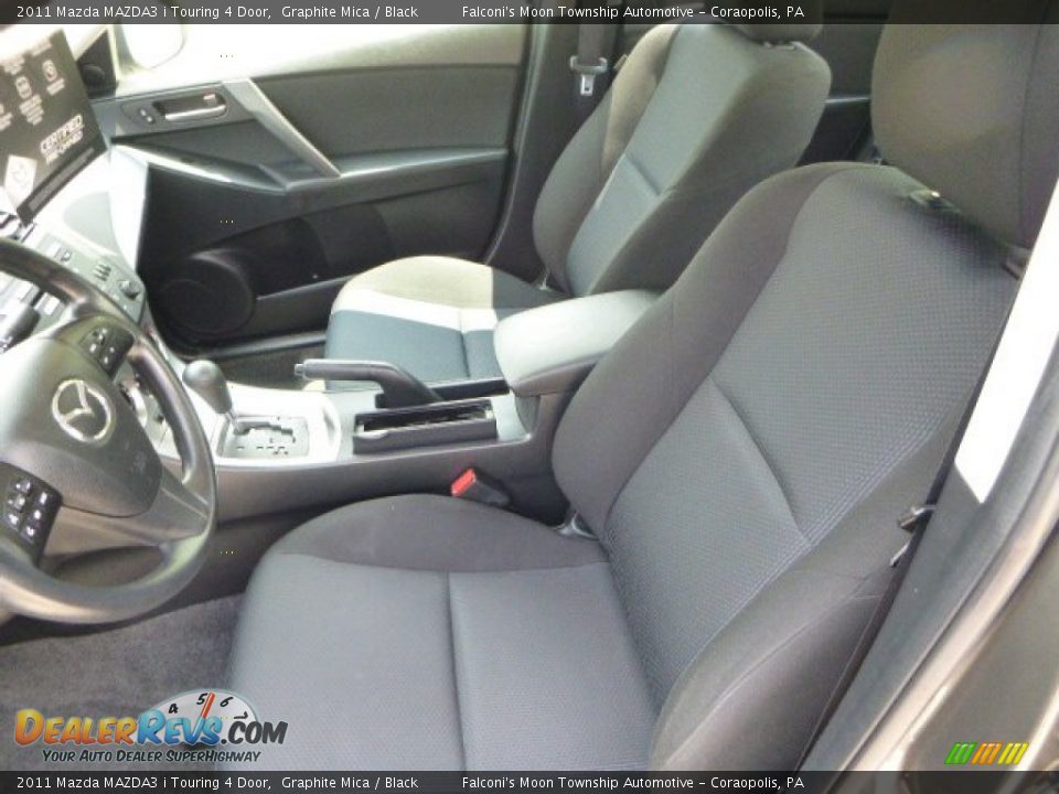 2011 Mazda MAZDA3 i Touring 4 Door Graphite Mica / Black Photo #15