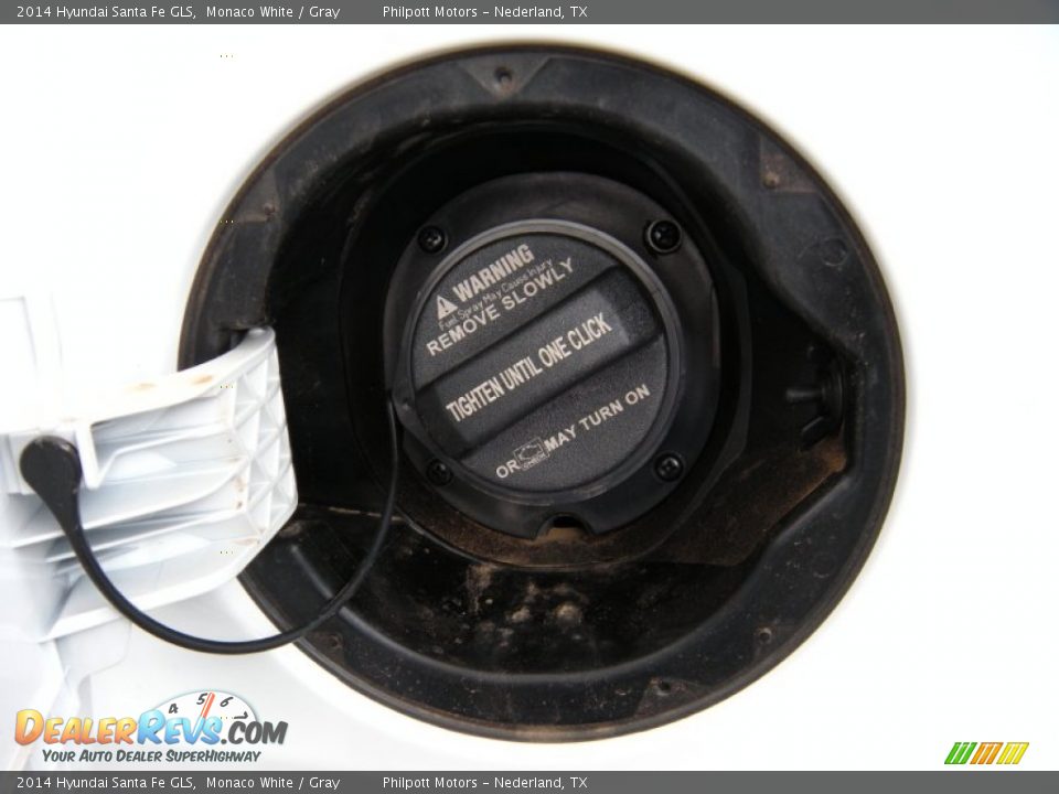 2014 Hyundai Santa Fe GLS Monaco White / Gray Photo #13